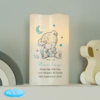 Personalised Tiny Tatty Teddy Dream Big Blue Nightlight LED Candle Extra Image 3 Preview